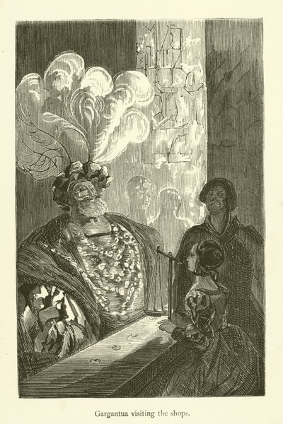 Illustration for the Works of Rabelais by Gustave after Dore